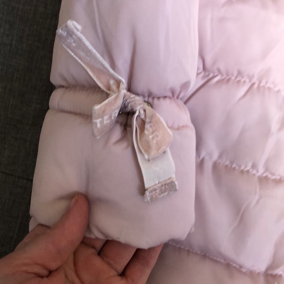Girls Zara Pink Puffer Coat - Picture 5 of 5
